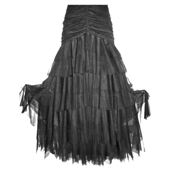 BLACK B. DARLIN RUFFLE TULLE DRESS - Picture 10 of 16